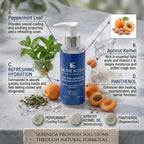 Serenida Aloe Vera Təravətləndirici Əl və Ayaq Losyonu, Nanə ilə Vegan Sərinləşdirici Qulluq (200ml)