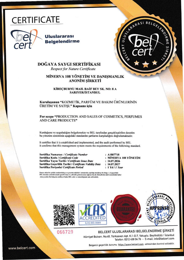Respect for Nature Certificate — Belcert, 2026–2027