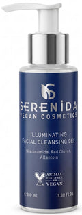 Serenida Illuminating Facial Cleansing Gel, Vegan Brightening Face Wash (100ml)