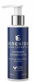 Serenida Niacinamide Radiance Face Lotion, Vegan Brightening Formula (200ml)