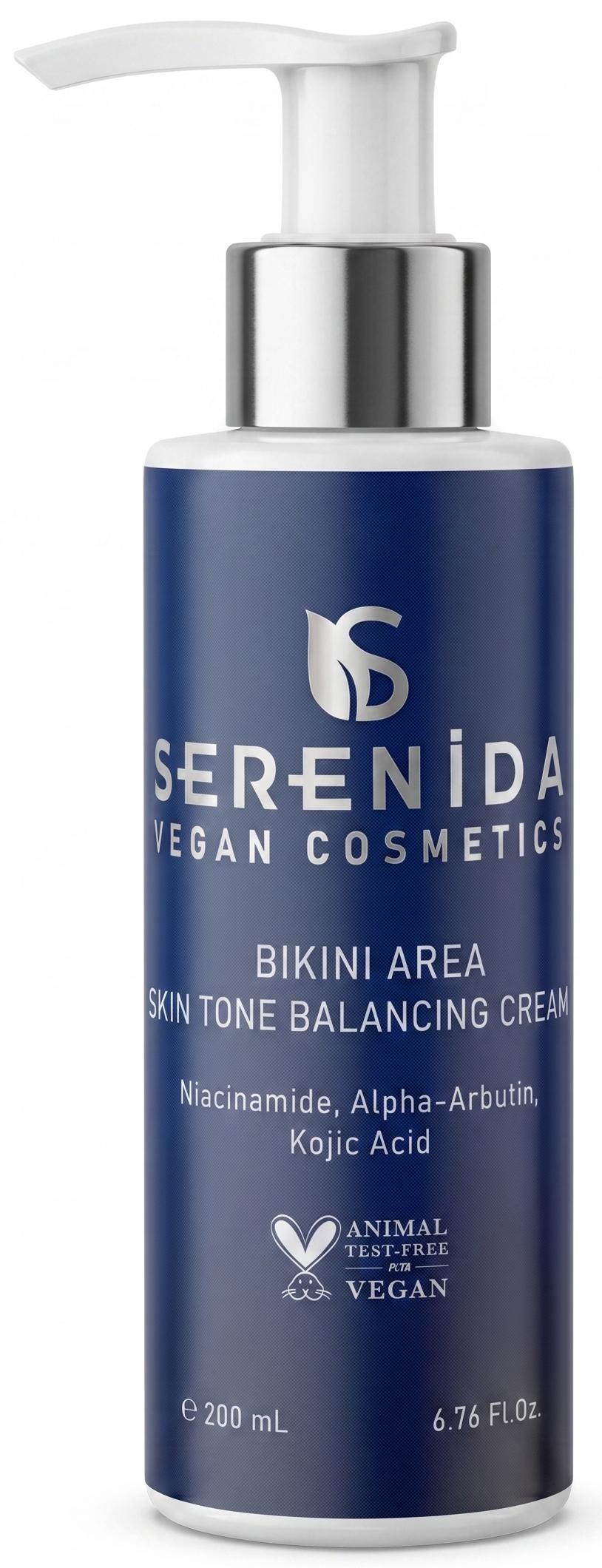Serenida Bikini Area Skin Tone Balancing Cream, Vegan Soothing Body Cream (200ml)