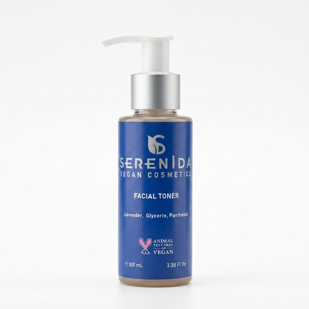 Serenida Vegan Lavender Facial Toner with Panthenol, Hydrating Skincare (100ml)