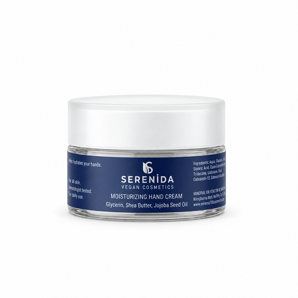 Serenida Wegański Krem do Rąk, Masło Shea, Olej Jojoba, Szybko Wchłaniający się (50ml)