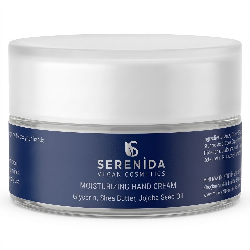 Serenida Wegański Krem do Rąk, Masło Shea, Olej Jojoba, Szybko Wchłaniający się (50ml)