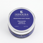 Serenida Vegansk Natcreme, med Niacinamid og Vitamin E, Anti-Aging Fugtighedscreme (50 ml)
