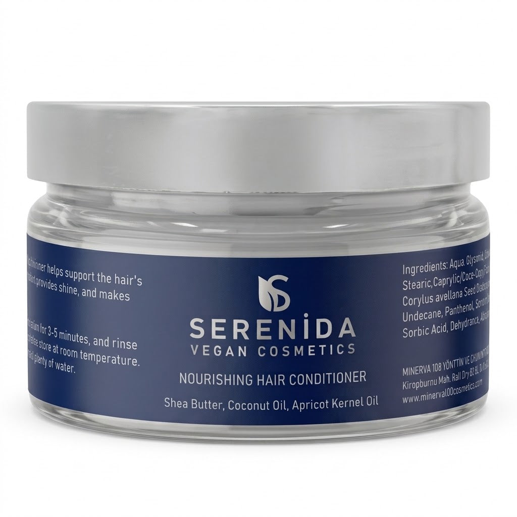 Serenida Balsamo Nutriente Vegano, Burro di Karité e Olio di Cocco, Cruelty-Free (100ml)