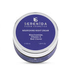 Serenida Vegansk Natcreme, med Niacinamid og Vitamin E, Anti-Aging Fugtighedscreme (50 ml)